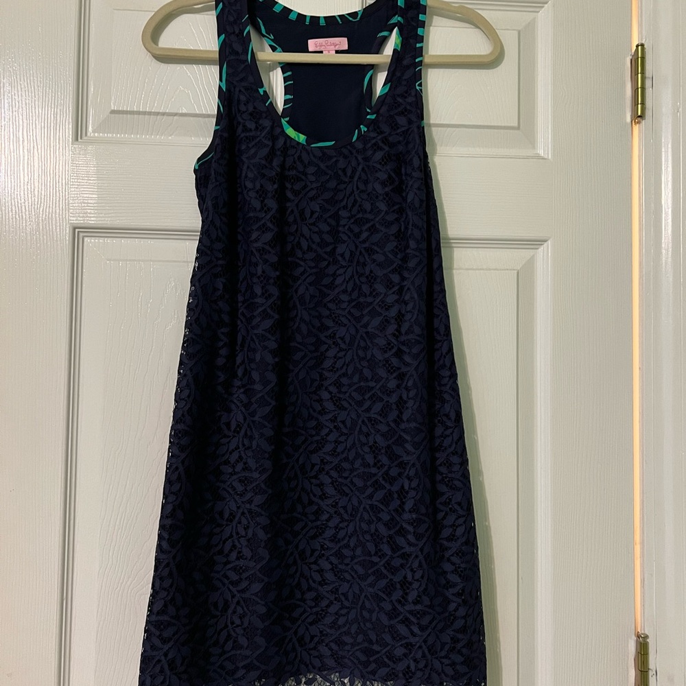 Navy Lilly Pulitzer Dress Size S